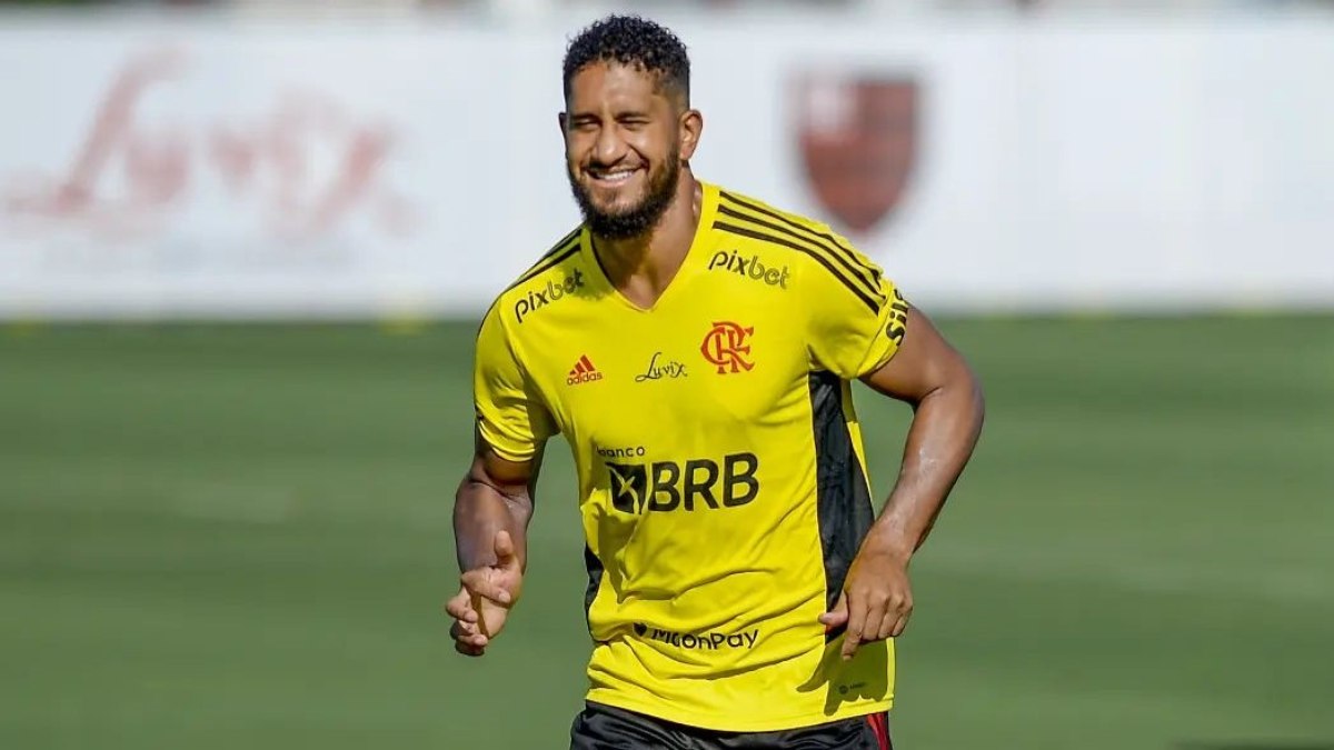 Pablo participou do treino do Flamengo