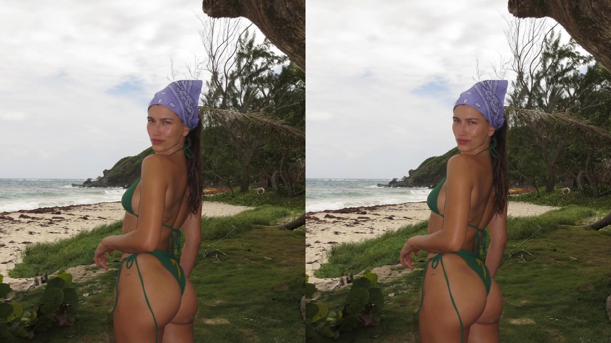 De biquíni, Hailey Bieber curte dia ensolarado na praia