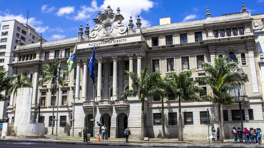 Prédio da Faculdade de Direito da USP. Prédio da Faculdade de Direito da USP.