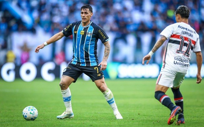 Pavón marcou o gol da vitória do Grêmio contra o São Paulo