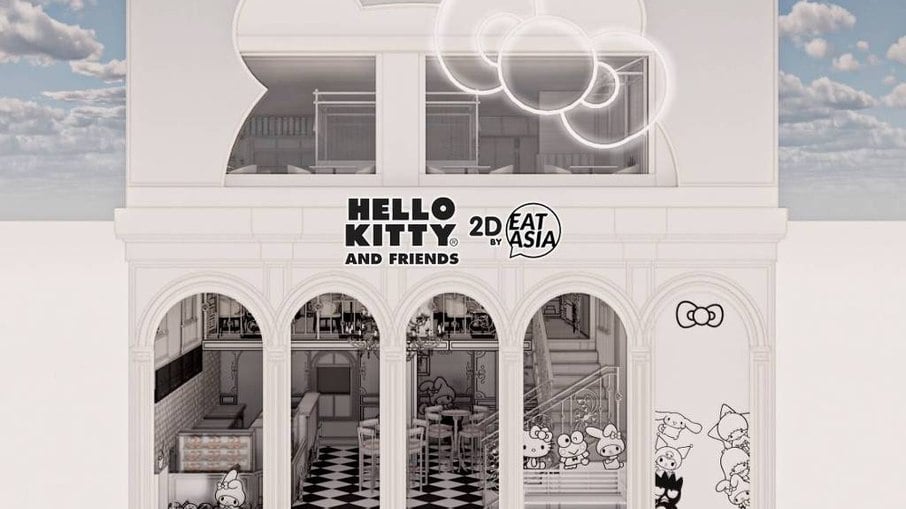 Hello Kitty and Friends 2D se junta com mais outros dois restaurantes na Liberdade da rede Eat Asia