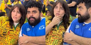 Letícia Colin e Xandi entram no clima da Copa e divertem fãs