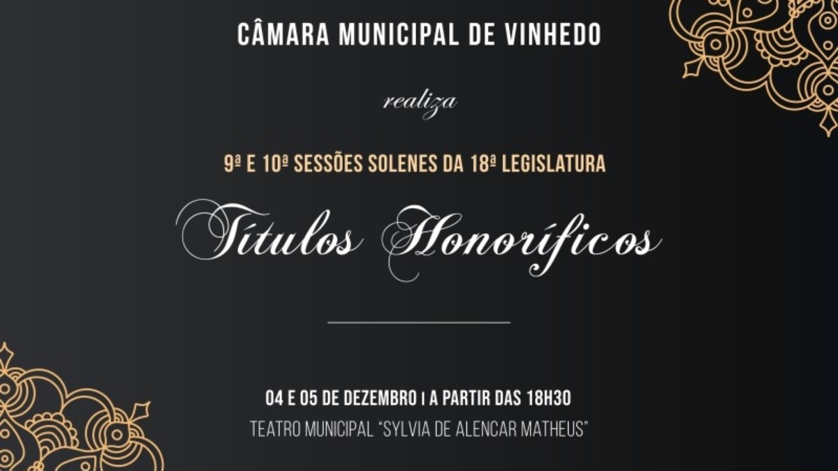 Câmara homenageia cidadãos e instituições de destaque no município