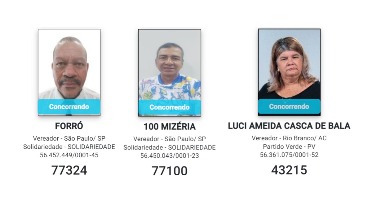 Candidatos apostaram na criatividade para se destacar