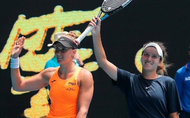 Bia Haddad Maia faz história e vai à final da chave de duplas femininas do Australian Open