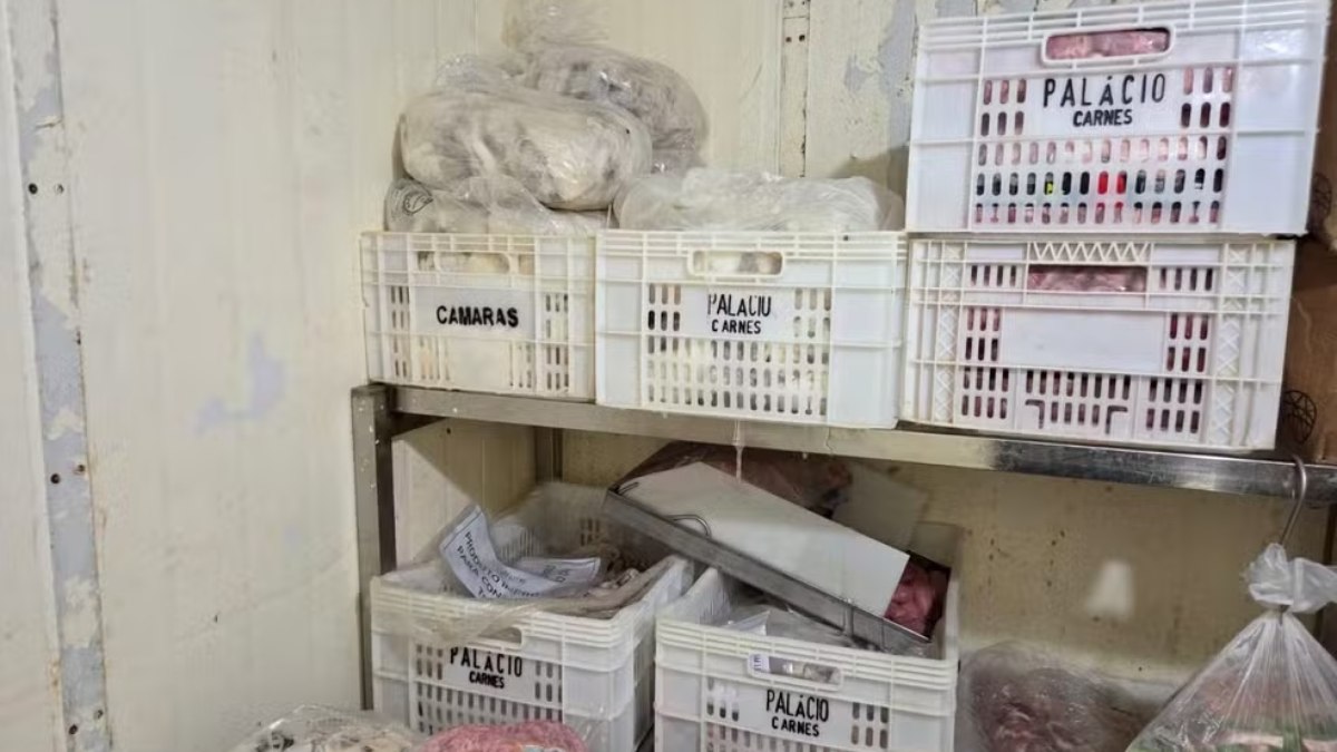 Açougue adicionava nitrito de sódio nas carnes deterioradas para 'maquiar' a aparência e disfarçar o odor do produto estragado antes da venda Açougue adicionava nitrito de sódio nas carnes deterioradas para 'maquiar' a aparência e disfarçar o odor do produto estragado antes da venda
