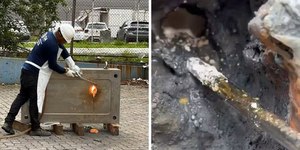 Cocaína é achada dentro de molde de 7,5 toneladas em Viracopos