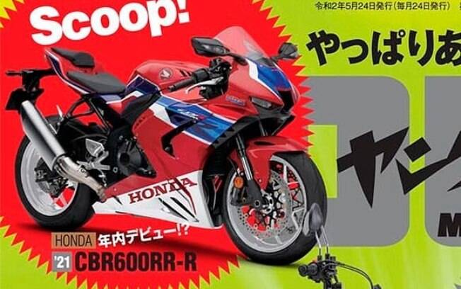 A única imagem da nova Honda CBR 600RR ainda é o vazamento registrado pela revista japonesa Young Machine