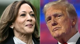 Pesquisas mostram queda na vantagem de Harris sobre Trump