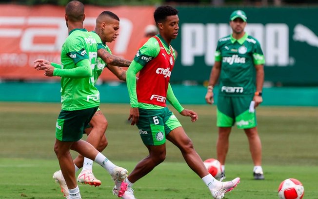 Palmeiras encerra preparação para o duelo contra o Botafogo-SP