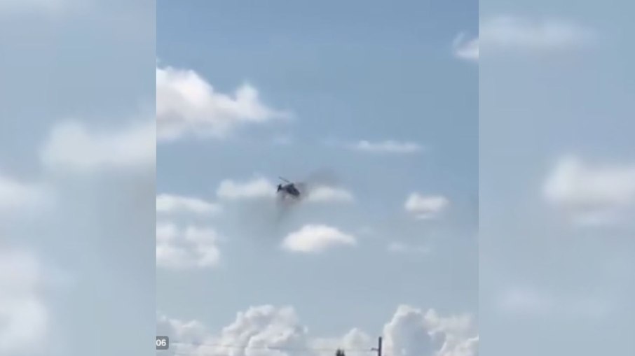 Helicóptero do Corpo de Bombeiros cai na Florida