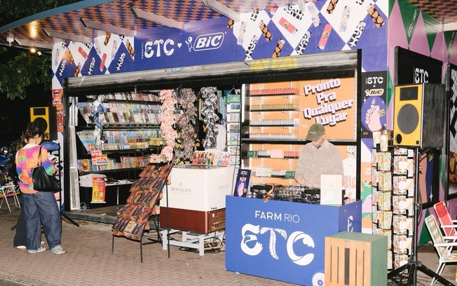FARM Etc e BIC promovem ativação no Rio para lançar collab