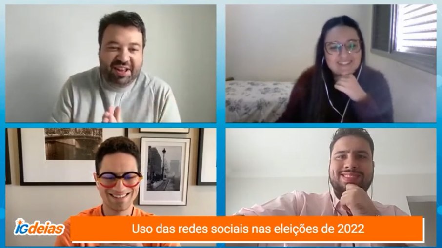 Live do iGdeias debateu uso das redes sociais durante as eleições deste ano