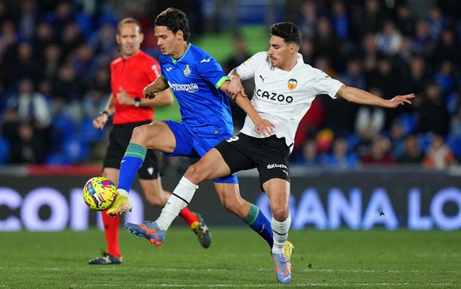 Getafe bate Valencia em confronto direto contra rebaixamento