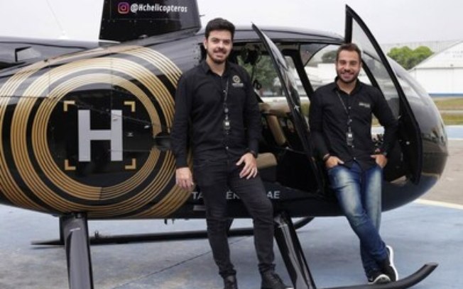 Para realizar sonhos, eles foram capazes de voar - a história inspiradora de Bruno Sarti e Guilherme Gracio, ex vendedores de cestas de café da manhã que fundaram a High Class Helicópteros