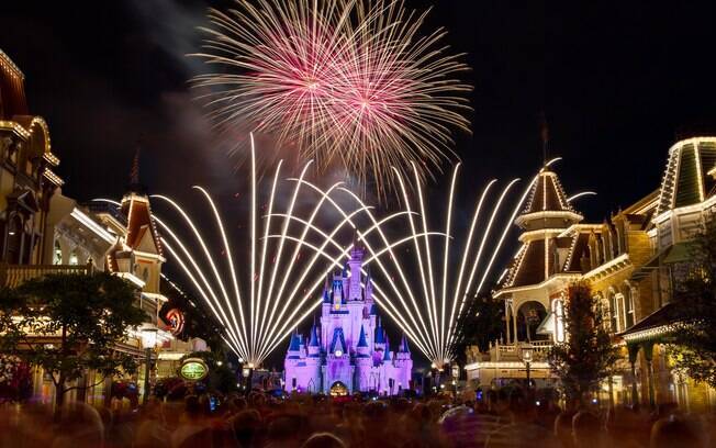 Castelo do Magic Kingdom na Disney