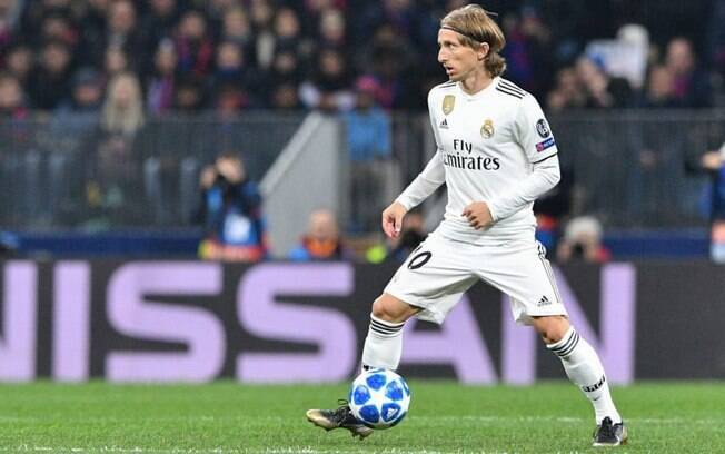 Modric em campo pelo Real Madrid