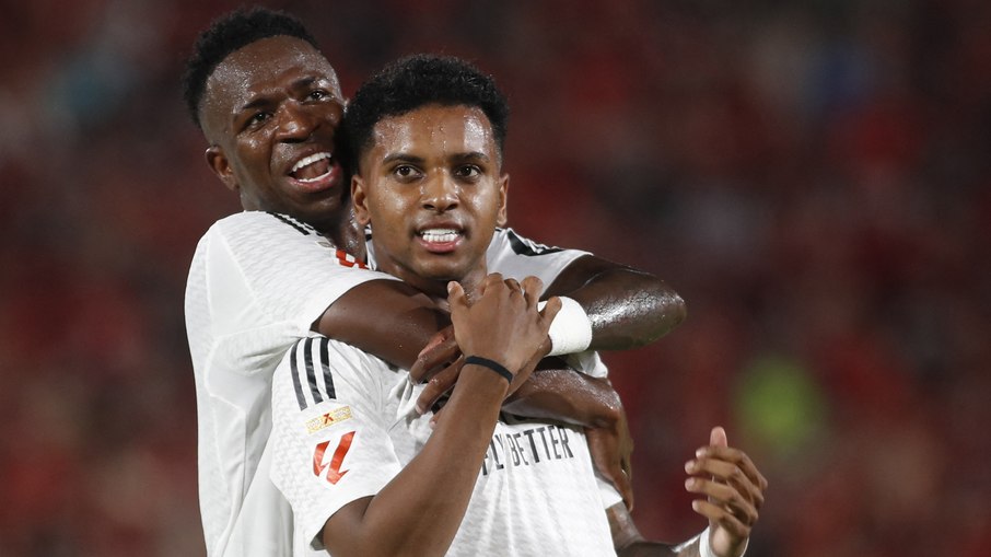 Vini Jr e Rodrygo combinam para 10 participações em gols contra o City Vini Jr e Rodrygo combinam para 10 participações em gols contra o City