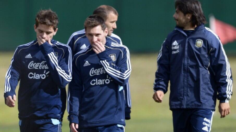 Gago e Messi atuaram juntos por anos na seleção argentina
