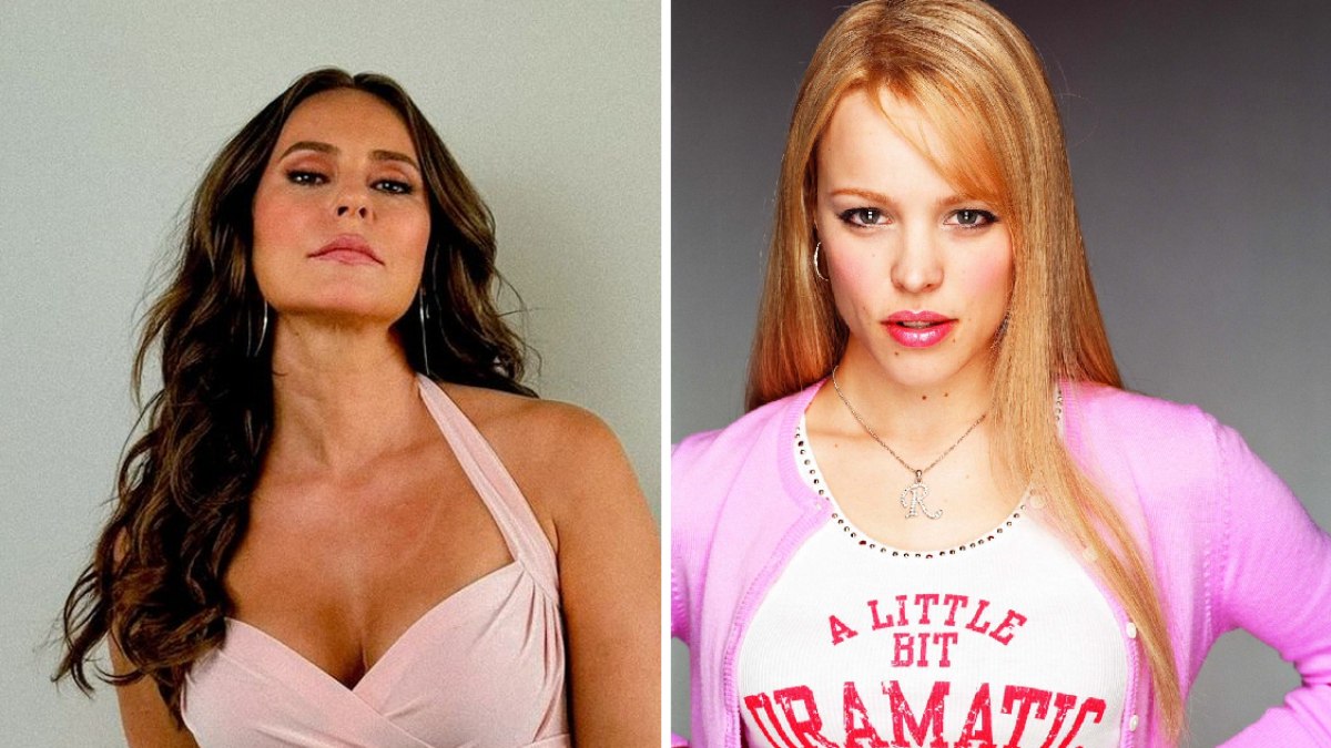 Paolla Oliveira e Rachel McAdams, como Regina George em Meninas Malvadas