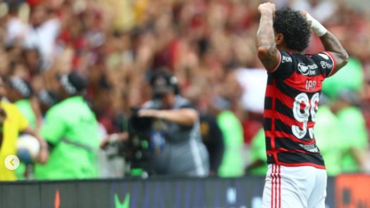 Gabigol se despediu do Flamengo neste domingo