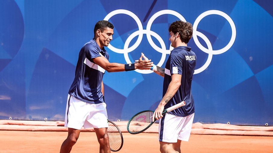 Thiago Monteiro e Thiago Wild foram superados pelos norte-americanos