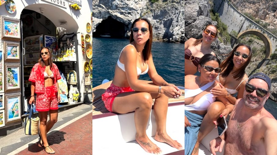 Belle Silva, mulher de Thiago Silva, curte dias na Itália Belle Silva, mulher de Thiago Silva, curte dias na Itália