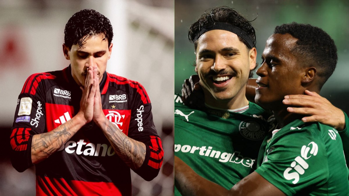 Quem dorme na liderança? Flamengo e Palmeiras têm rodada decisiva Quem dorme na liderança? Flamengo e Palmeiras têm rodada decisiva