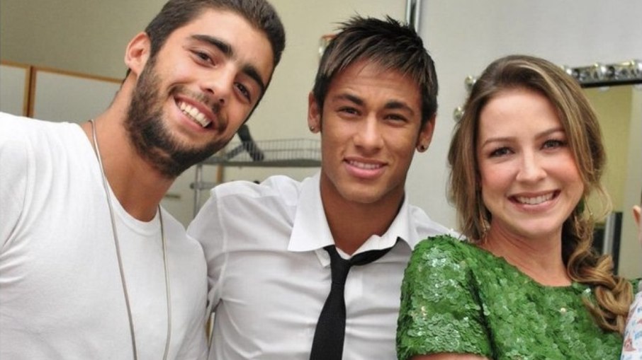 Pedro Scooby, Neymar Jr. e Luana Piovani