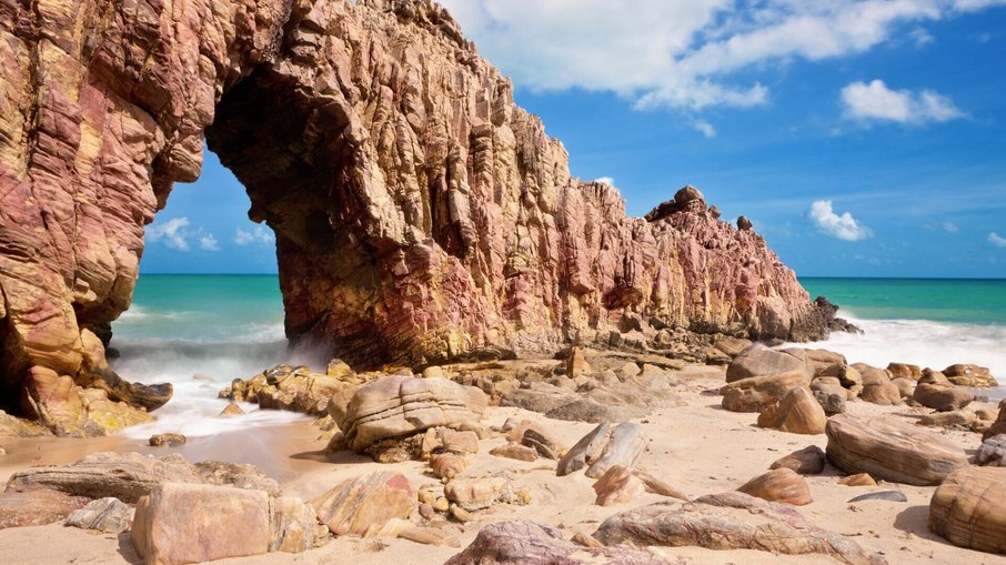 Praia de Padra Furada em Jericoacoara (CE)