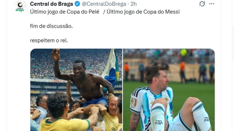 Brasileiros exaltam pelé após perda da Argentina Brasileiros exaltam pelé após perda da Argentina