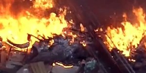 Protesto interrompe linhas da CPTM após incêndio em trilhos
