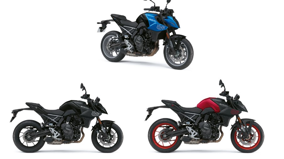 Suzuki GSX-8S 2026/2027 passa a oferecer novas opções de cores no Brasil.
