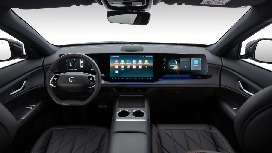 Parte interna do CAOA Changan CS75 