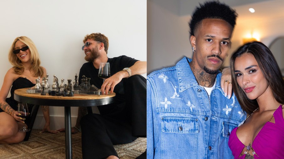 Karol e Léo Pereira noivos: relembre troca de casais com Éder e Tainá Militão Karol e Léo Pereira noivos: relembre troca de casais com Éder e Tainá Militão