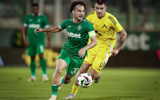 Pedro Naressi em ação pelo Ludogorets, da Bulgária 