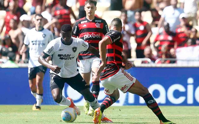 Flamengo jogou mal e perdeu por 2 a 0 para o Botafogo neste domingo, no Maracanã - 