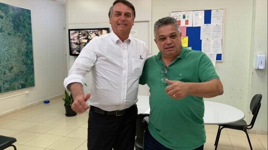 Prefeito de Chapecó, João Rodrigues (PSD) e Bolsonaro