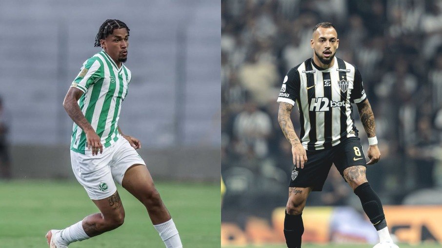Marcos Paulo e Maycon se enfrentam em Juventude x Atlético-MG Marcos Paulo e Maycon se enfrentam em Juventude x Atlético-MG