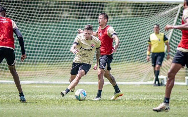 Tudo igual! Vitoria empata com sub-23 em jogo-treino