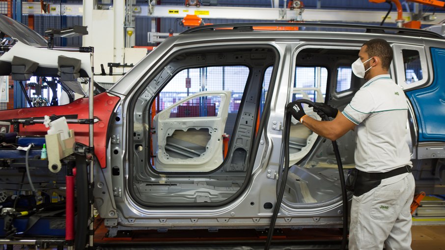 Linha de produção do Jeep Renegade Linha de produção do Jeep Renegade