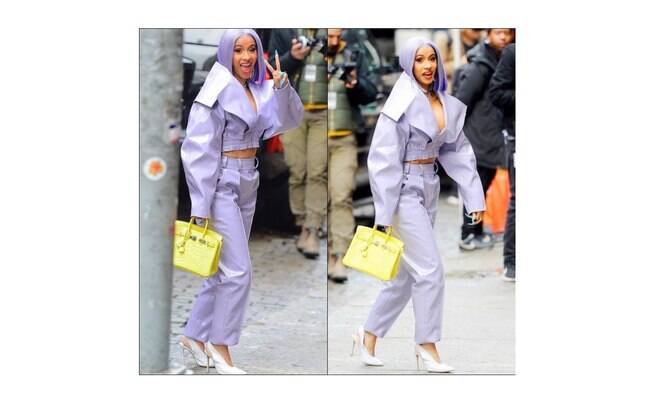 Cardi B clicada nas ruas de Nova York