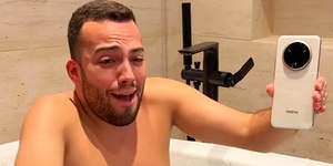 Viralizou: Lucas Rangel testa o celular que muda de cor da Realme