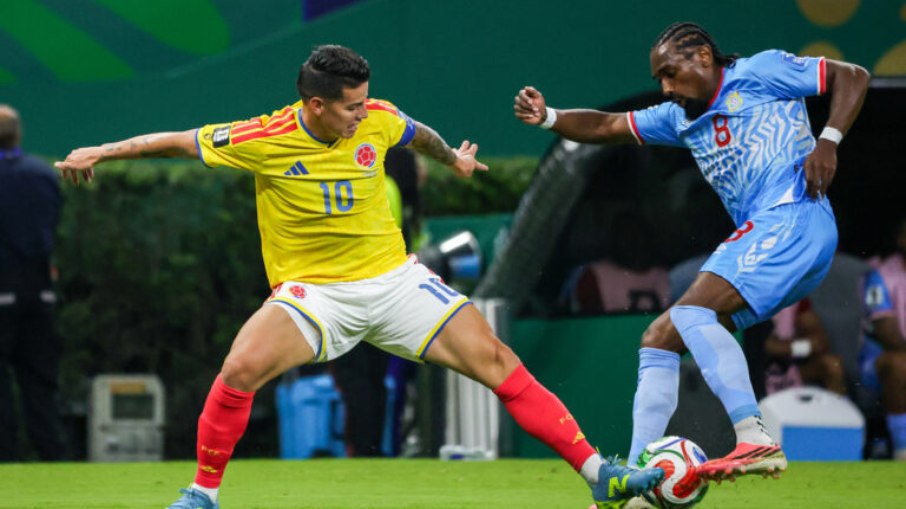 Pelo Grupo K, Colombia e Congo se enfrentaram na última terça-feira (23)