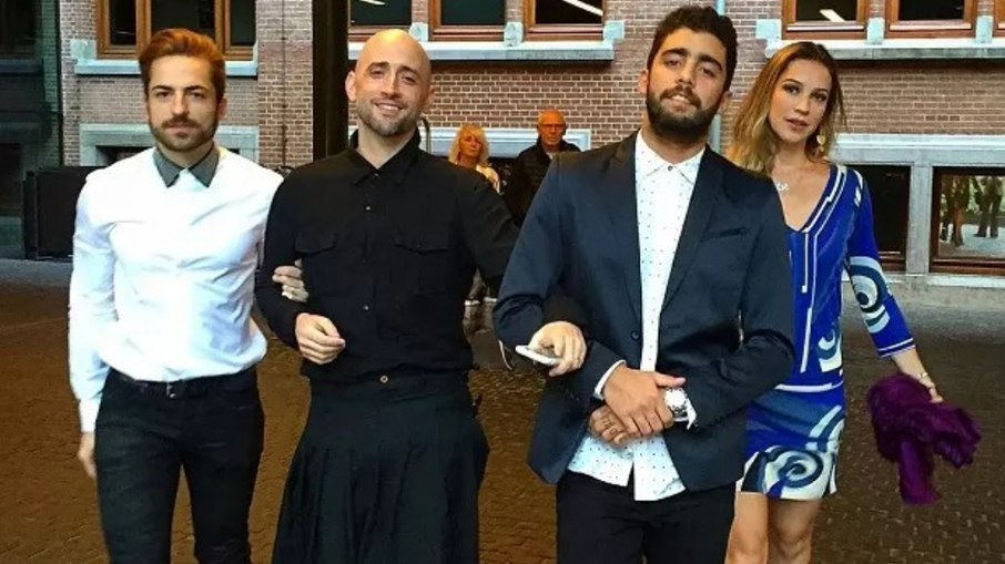 Luana Piovani, Pedro Scooby, Thales e Paulo Gustavo