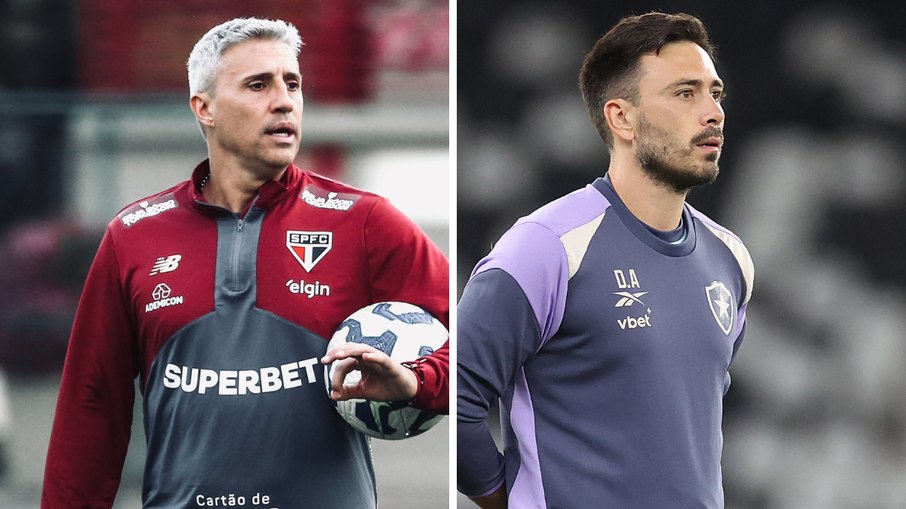 Hernán Crespo e Davide Ancelotti se enfrentam em São Paulo x Botafogo