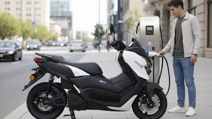 Hurba lança scooter elétrica com baterias semissólidas removíveis