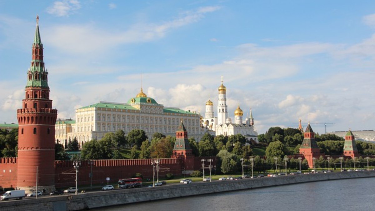 Vista do Kremlin, sede do governo da Rússia
