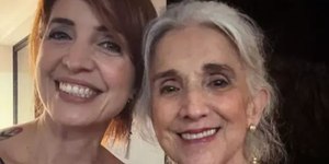 Poliana Abritta se despede da sogra, jornalista Theresa Walcacer