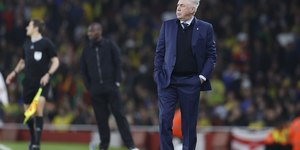 Ancelloti exalta esforço do Brasil e elogia Estevão: "Incrível"